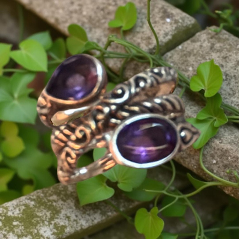 Sterling Silver Amethyst Ring
